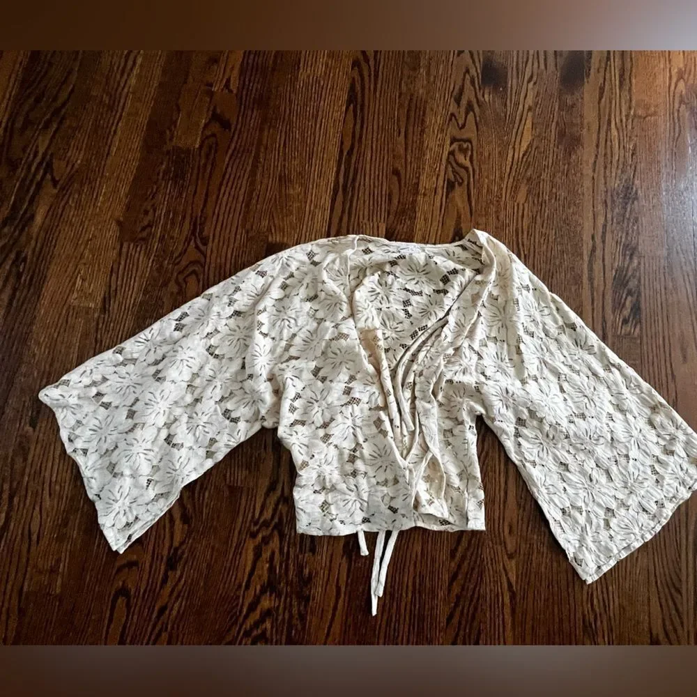 Free People one size Ramona Lace Jacket